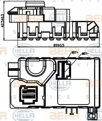 BEHR HELLA SERVICE 5HL 351 321-721