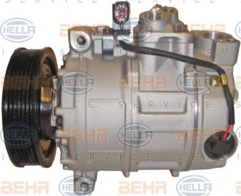 Компрессор, кондиционер BEHR HELLA SERVICE 8FK 351 322-971 Компрессор, кондиционер BEHR HELLA SERVICE 8FK 351 322-971