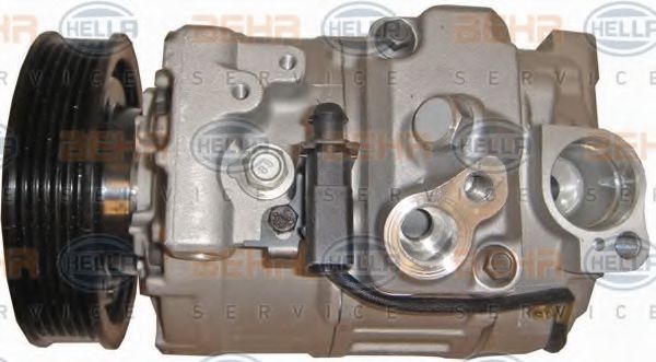 Компрессор, кондиционер BEHR HELLA SERVICE 8FK 351 322-971 Компрессор, кондиционер BEHR HELLA SERVICE 8FK 351 322-971
