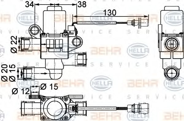 BEHR HELLA SERVICE 9XL 351 328-381