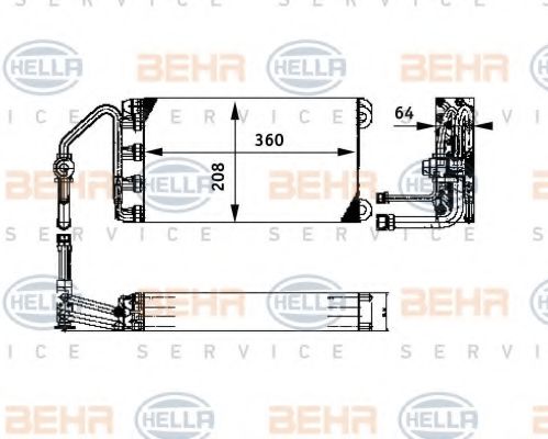 BEHR HELLA SERVICE 8FV 351 330-011