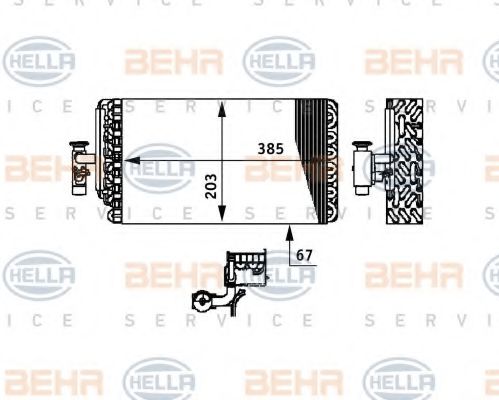 BEHR HELLA SERVICE 8FV 351 330-111