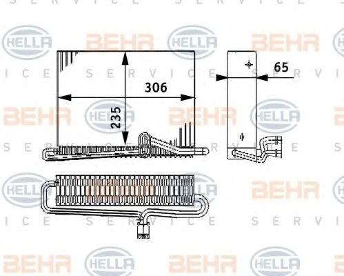 BEHR HELLA SERVICE 8FV 351 330-121