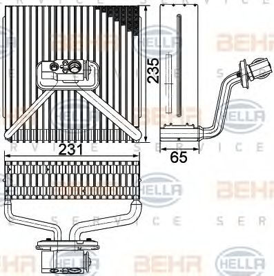 BEHR HELLA SERVICE 8FV 351 330-151