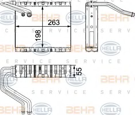 BEHR HELLA SERVICE 8FV 351 330-511