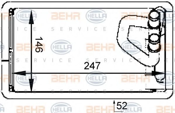 BEHR HELLA SERVICE 8FH 351 333-101 BEHR HELLA SERVICE 8FH 351 333-101