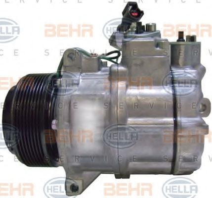 Компрессор, кондиционер BEHR HELLA SERVICE 8FK 351 334-221 Компрессор, кондиционер BEHR HELLA SERVICE 8FK 351 334-221