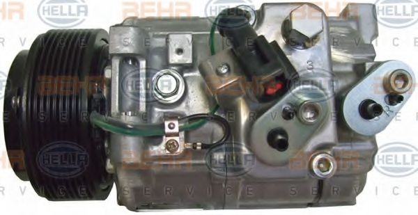 Компрессор, кондиционер BEHR HELLA SERVICE 8FK 351 334-221 Компрессор, кондиционер BEHR HELLA SERVICE 8FK 351 334-221