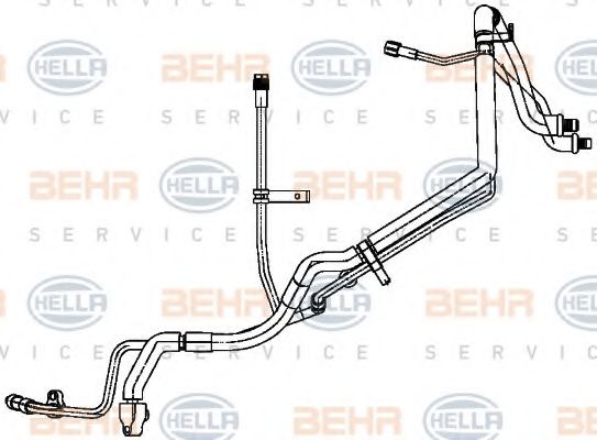 Трубопровод высокого / низкого давления, кондиционер BEHR HELLA SERVICE 9GS 351 338-741 Трубопровод высокого / низкого давления, кондиционер BEHR HELLA SERVICE 9GS 351 338-741