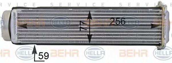 Интеркулер BEHR HELLA SERVICE 8ML 376 701-291 Интеркулер BEHR HELLA SERVICE 8ML 376 701-291