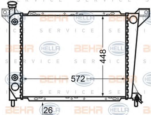 BEHR HELLA SERVICE 8MK 376 704-671