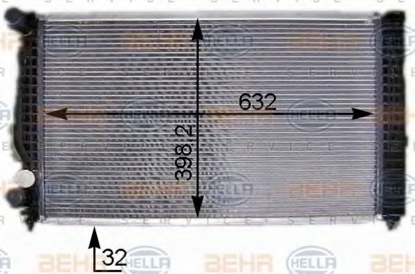 BEHR HELLA SERVICE 8MK 376 704-921