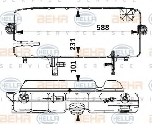 BEHR HELLA SERVICE 8MA 376 705-311