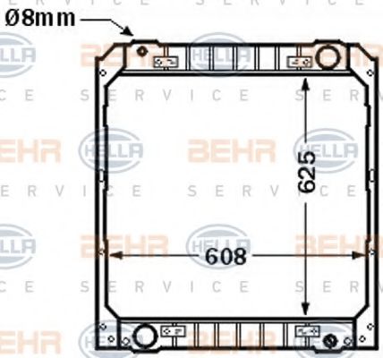 BEHR HELLA SERVICE 8MK 376 705-761