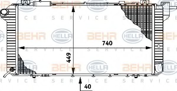 BEHR HELLA SERVICE 8MK 376 706-001