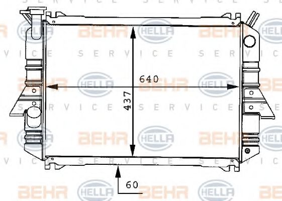 BEHR HELLA SERVICE 8MK 376 706-261