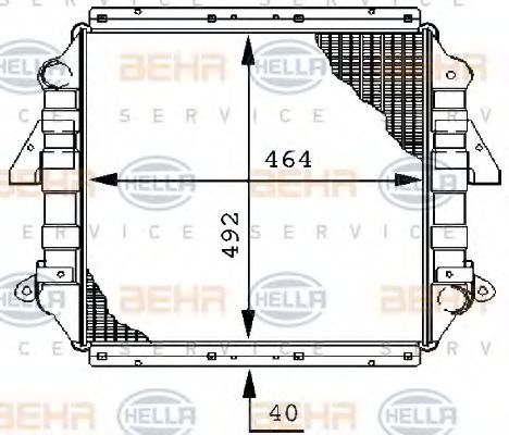 BEHR HELLA SERVICE 8MK 376 706-331