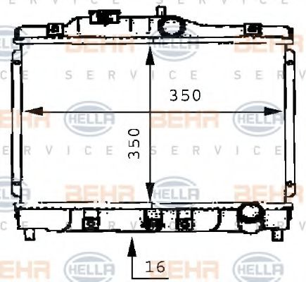 BEHR HELLA SERVICE 8MK 376 706-691