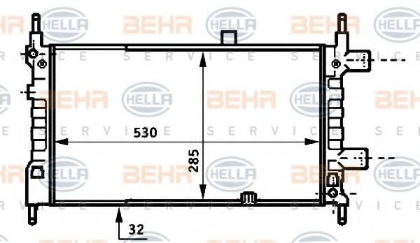 BEHR HELLA SERVICE 8MK 376 707-111