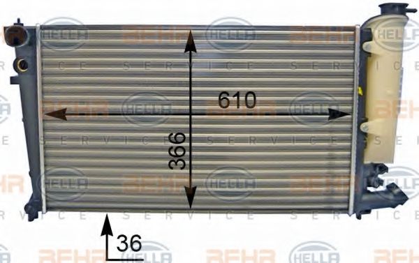 BEHR HELLA SERVICE 8MK 376 707-261