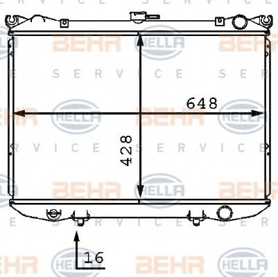 BEHR HELLA SERVICE 8MK 376 707-561