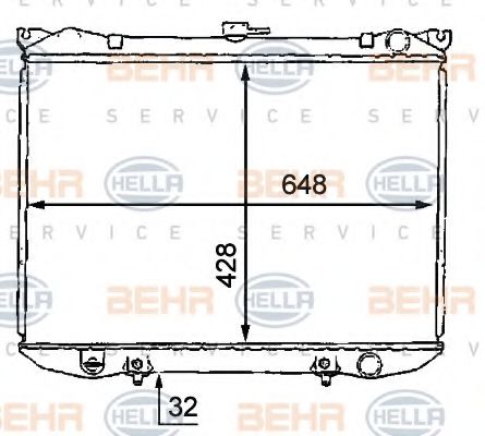 BEHR HELLA SERVICE 8MK 376 707-751
