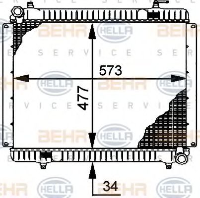 BEHR HELLA SERVICE 8MK 376 709-111 BEHR HELLA SERVICE 8MK 376 709-111