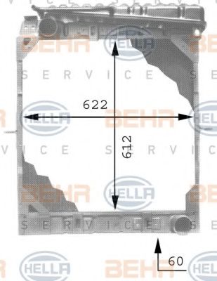BEHR HELLA SERVICE 8MK 376 709-401