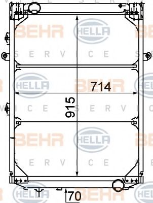 BEHR HELLA SERVICE 8MK 376 709-561