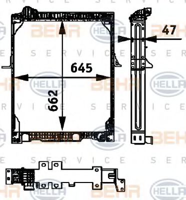 BEHR HELLA SERVICE 8MK 376 709-591