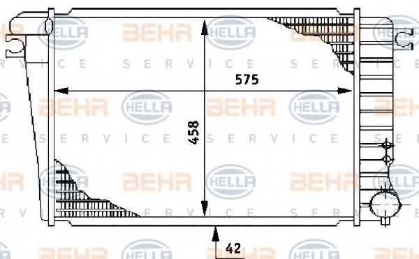 BEHR HELLA SERVICE 8MK 376 710-691