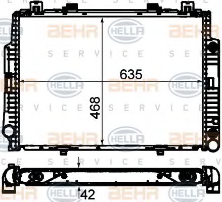 BEHR HELLA SERVICE 8MK 376 711-514