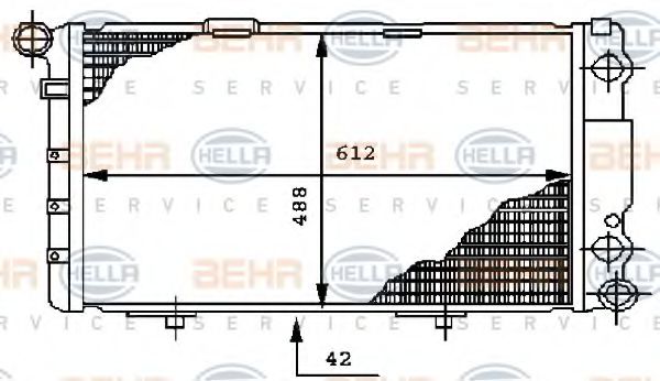 BEHR HELLA SERVICE 8MK 376 712-261