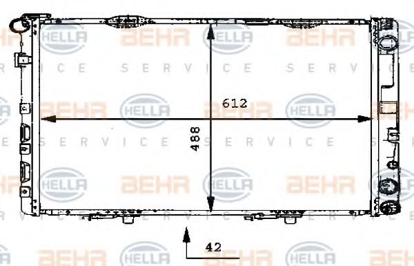 BEHR HELLA SERVICE 8MK 376 712-271