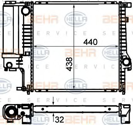 BEHR HELLA SERVICE 8MK 376 713-124