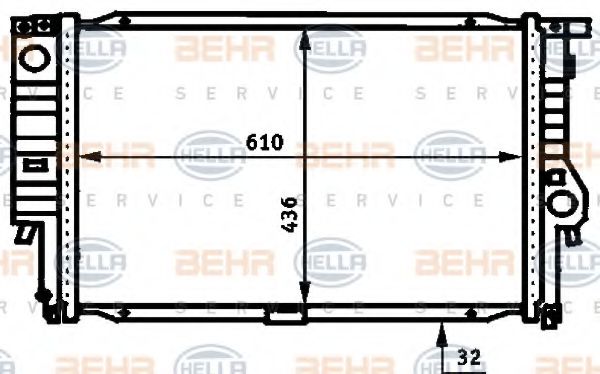 BEHR HELLA SERVICE 8MK 376 713-201