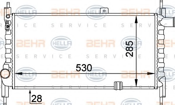 BEHR HELLA SERVICE 8MK 376 714-281