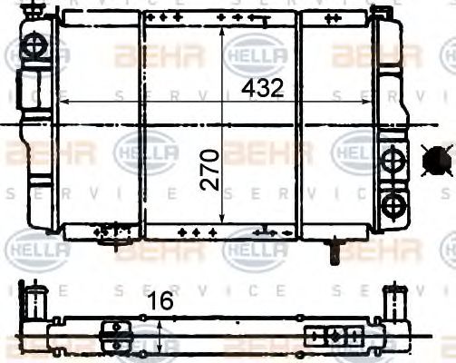 BEHR HELLA SERVICE 8MK 376 716-011