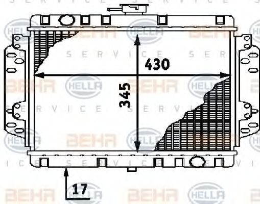 BEHR HELLA SERVICE 8MK 376 716-021