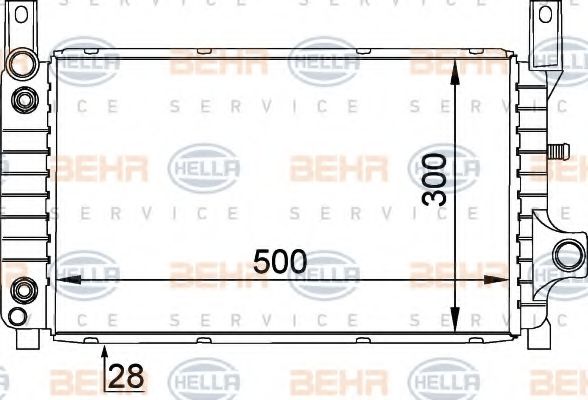 BEHR HELLA SERVICE 8MK 376 716-031