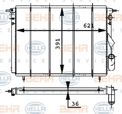 BEHR HELLA SERVICE 8MK 376 716-211