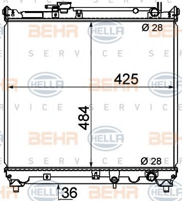 BEHR HELLA SERVICE 8MK 376 716-421