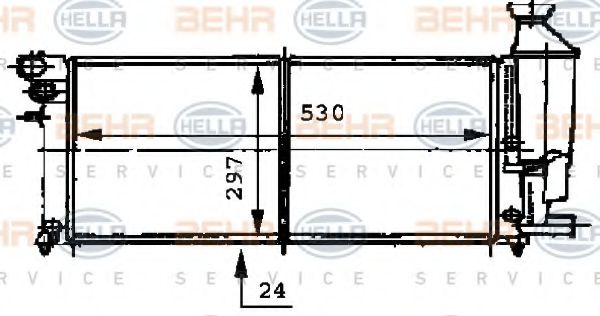 BEHR HELLA SERVICE 8MK 376 716-471