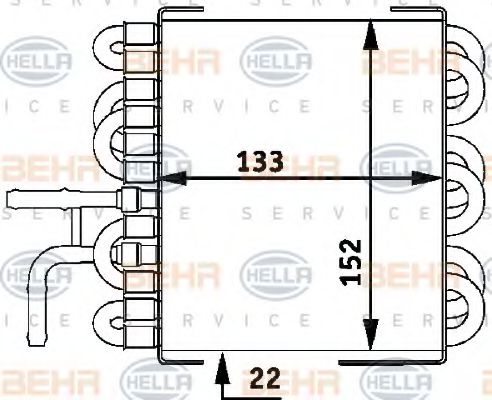 BEHR HELLA SERVICE 8MK 376 717-411