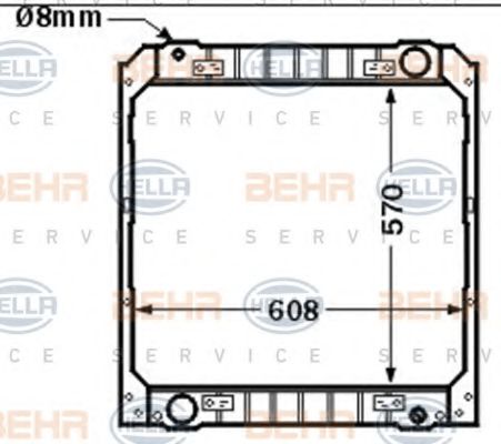 BEHR HELLA SERVICE 8MK 376 717-561