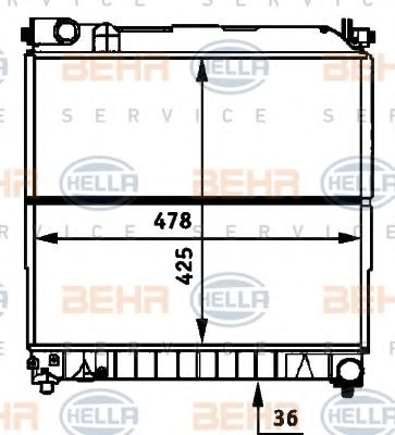 BEHR HELLA SERVICE 8MK 376 717-681