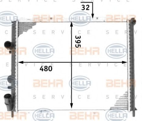 BEHR HELLA SERVICE 8MK 376 717-761