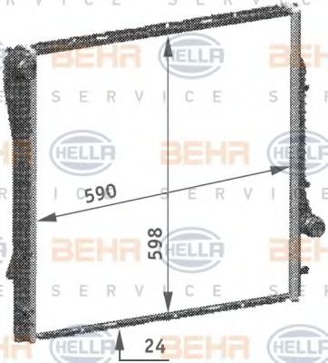 BEHR HELLA SERVICE 8MK 376 718-771