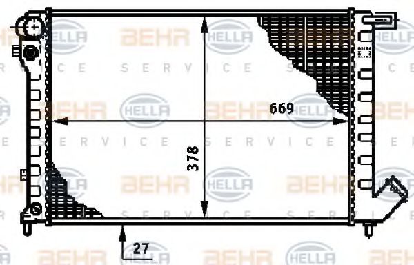 BEHR HELLA SERVICE 8MK 376 720-241