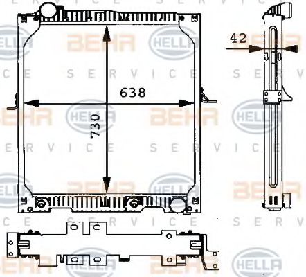 BEHR HELLA SERVICE 8MK 376 721-141